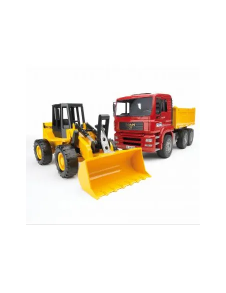 BRUDER Construction truck with articulated road loader