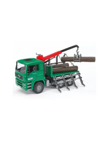 MAN TGA CAMION TRASPORTO TRONCHI CON BRACCIO MECCANICO