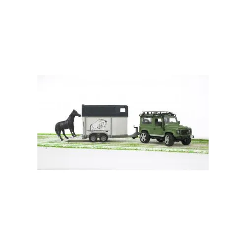 LAND ROVER DEFENDER CON RIMORCHIO PER TRASPORTO...
