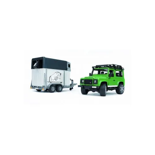 LAND ROVER DEFENDER CON RIMORCHIO PER TRASPORTO...