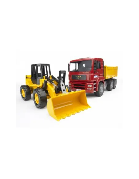 BRUDER Construction truck with articulated road loader