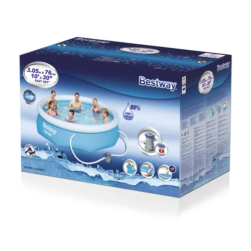 PISCINA FAST 305X76 CON POMPA FILTRO