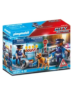 Playmobil City Action Posto di blocco della Polizia 2