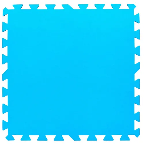 TAPPETINO BASE MORBIDO 8PZ 50X50 BLU (58220)