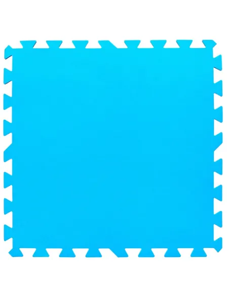 TAPPETINO BASE MORBIDO 8PZ 50X50 BLU (58220)