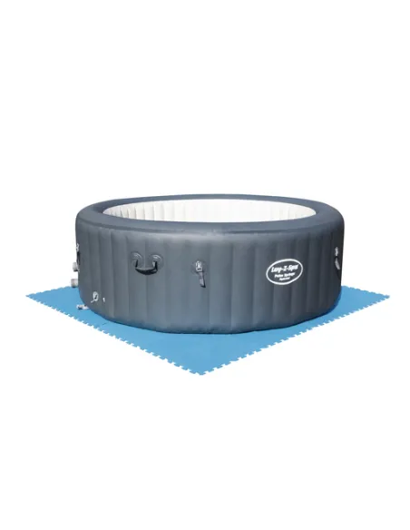 TAPPETINO BASE MORBIDO 8PZ 50X50 BLU (58220)