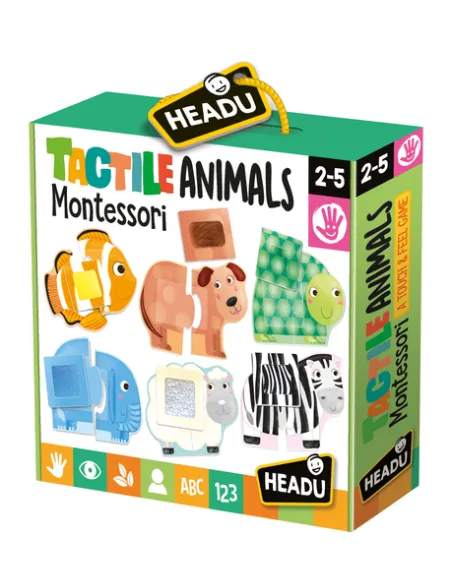 Headu Tactile Animals Montessori