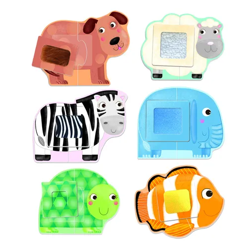 Headu Tactile Animals Montessori