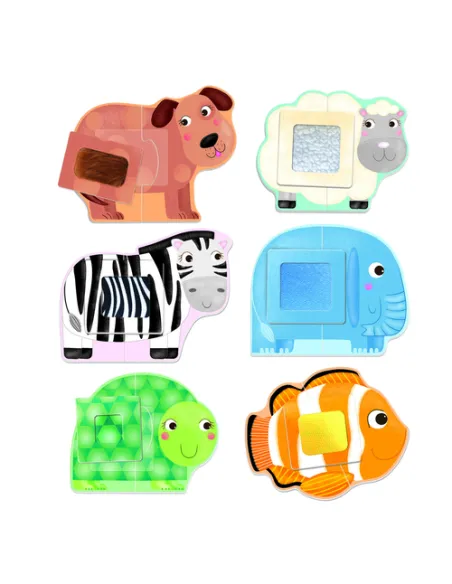 Headu Tactile Animals Montessori