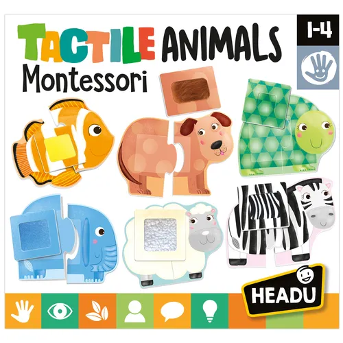 Headu Tactile Animals Montessori