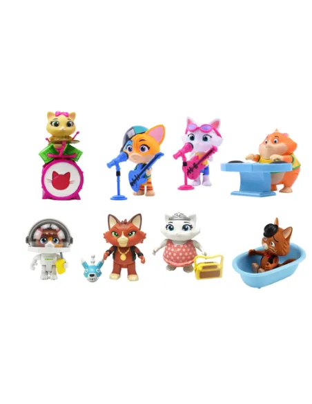 Smoby 44 Gatti Pers Collez cm. 8 Assortiti