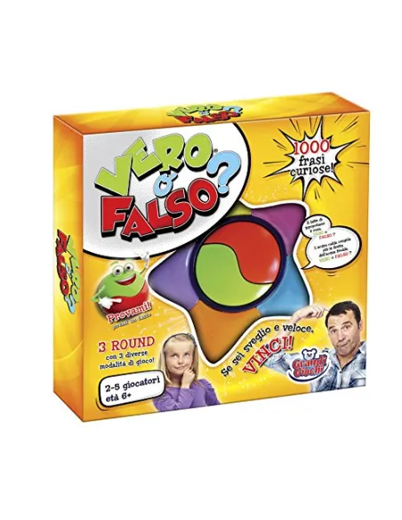 Grandi Giochi Vero o Falso? Gioco da tavolo Apprendimento