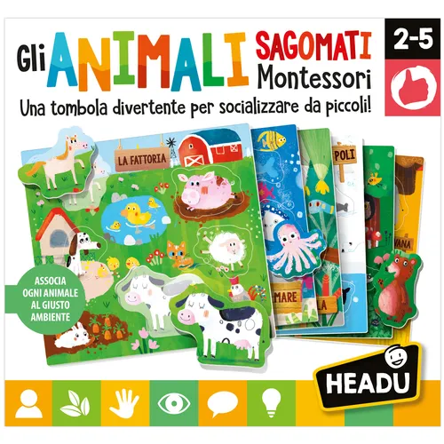 Headu Gli Animali Sagomati Montessori