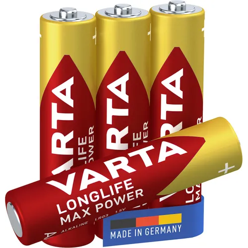 Varta Longlife Max Power, Batteria Alcalina,...
