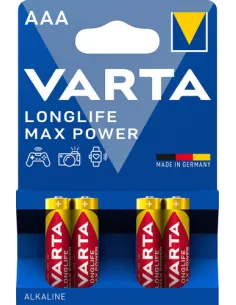 Varta Longlife Max Power, Batteria Alcalina, AAA, Micro,... 2
