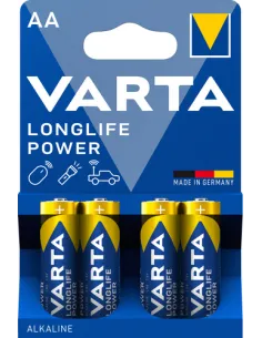 Varta Longlife Power, Batteria Alcalina, AA, Mignon, LR6,... 2