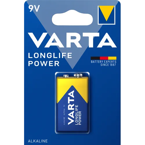 Varta Longlife Power, Batteria Alcalina, 9V,...