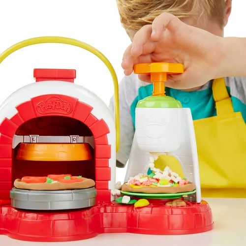 Play-Doh La Pizzeria, playset con 5 vasetti di...