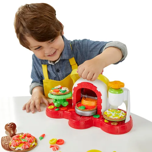Play-Doh La Pizzeria, playset con 5 vasetti di...