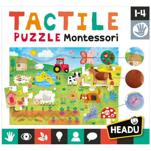 Headu Tactile Puzzle Montessori