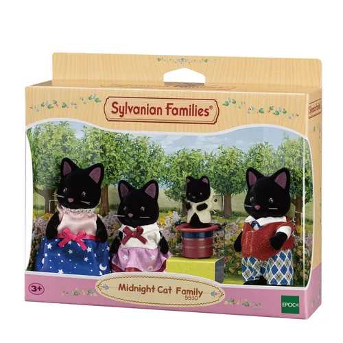 Sylvanian Families Famiglia Gatto Midnight
