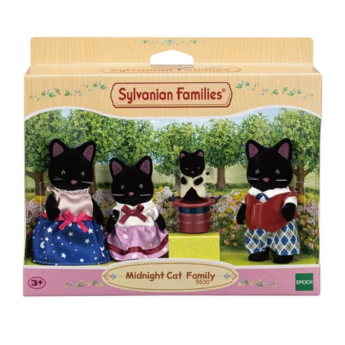 Sylvanian Families Famiglia Gatto Midnight
