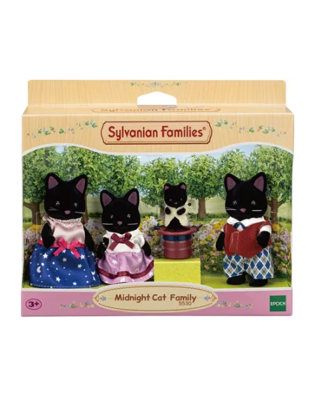Sylvanian Families Famiglia Gatto Midnight