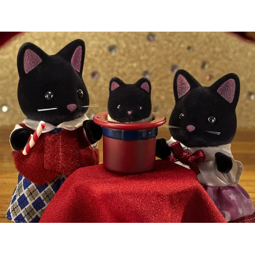 Sylvanian Families Famiglia Gatto Midnight