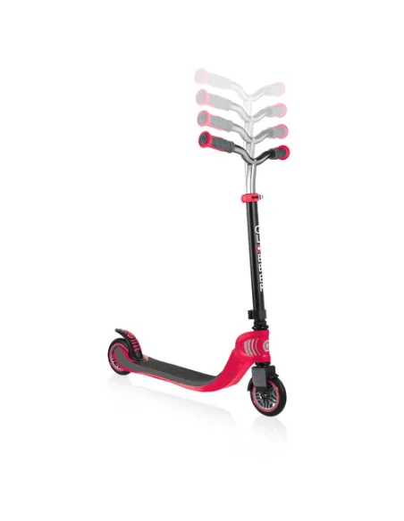Globber Flow Foldable 125 Ragazzi Monopattino classico Nero, Rosso