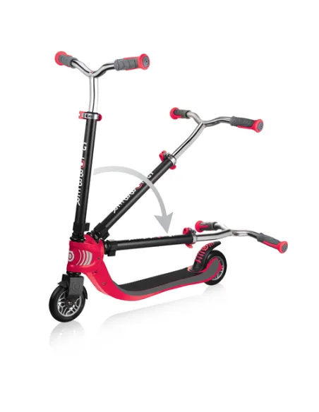 Globber Flow Foldable 125 Ragazzi Monopattino classico Nero, Rosso