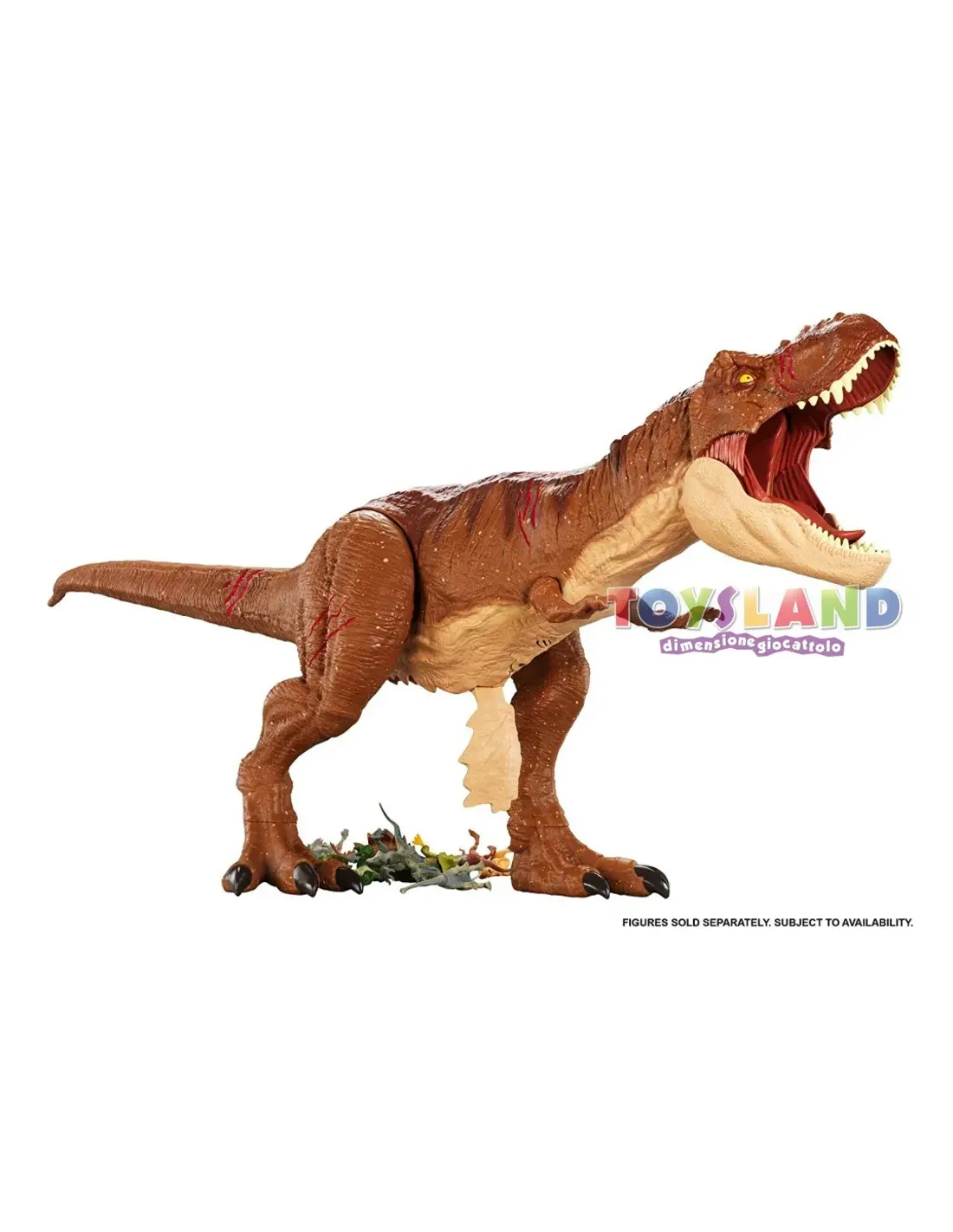 Jurassic World T Rex Extra Large Un Dinosauro Dalle Grandissime Dimensioni Che Ruggisce Apre E Chiude Le Fauci Toysland