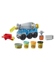 Play-Doh - Autocarro Betoniera (playset Wheels con pasta...