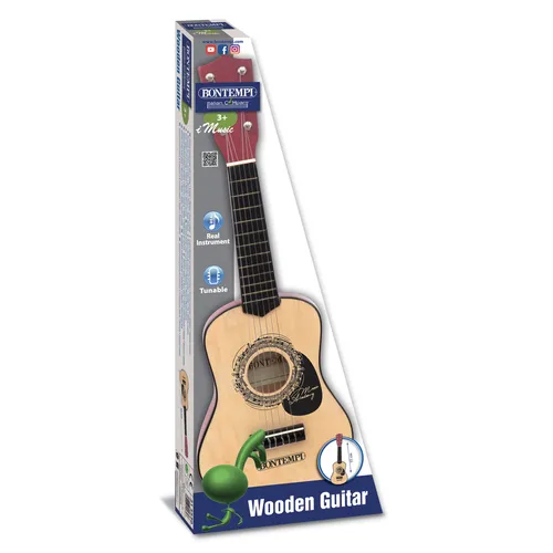 Bontempi Wooden Guitar with 6 strings