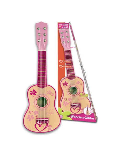 Bontempi Wooden Guitar with 6 strings