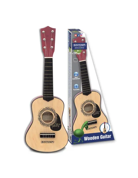 Bontempi Wooden Guitar with 6 strings