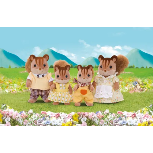 SYLVANIAN FAMILIES - FAMIGLIA SCOIATTOLI CHIARI...