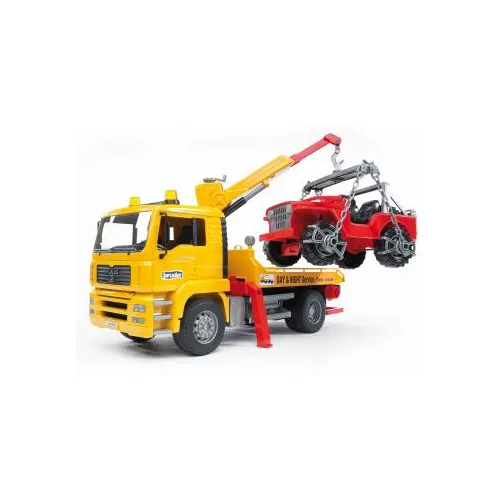 BRUDER MAN TGA Breakdown truck with cross...
