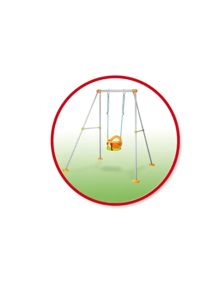 Smoby Altalena Plus con seggiolino evolutivo - mis. 158xh180 cm