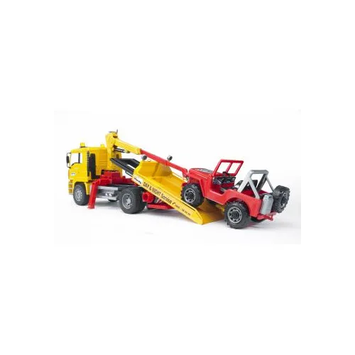 BRUDER MAN TGA Breakdown truck with cross...