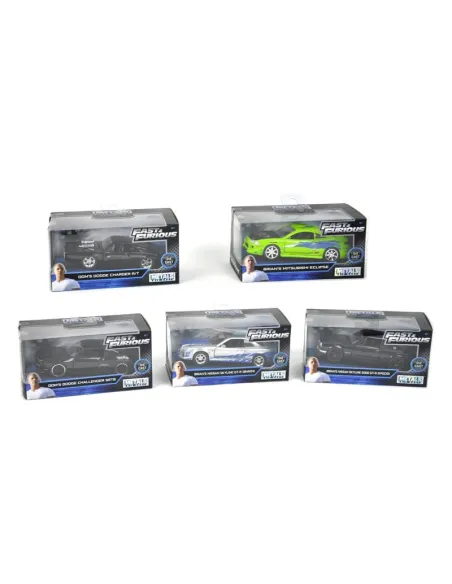 Simba Toys Fast And Furious Auto Scala 1:32 In Display Die-Cast, Funzionamento A Ruota Libera, Parti Apribili 6 Asst.