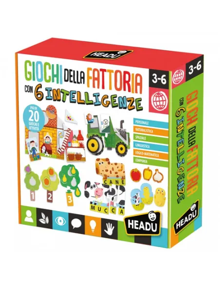 Headu Giochi della Fattoria con 6 Intelligenze
