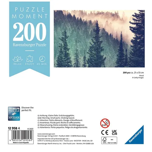 Ravensburger Wood Puzzle 200 pz Landscape
