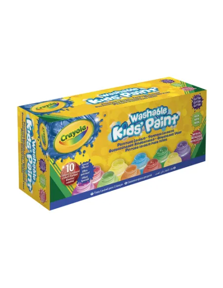 Crayola 54-2395 pittura ad acqua Multi 59 ml Vasetto 10 pz