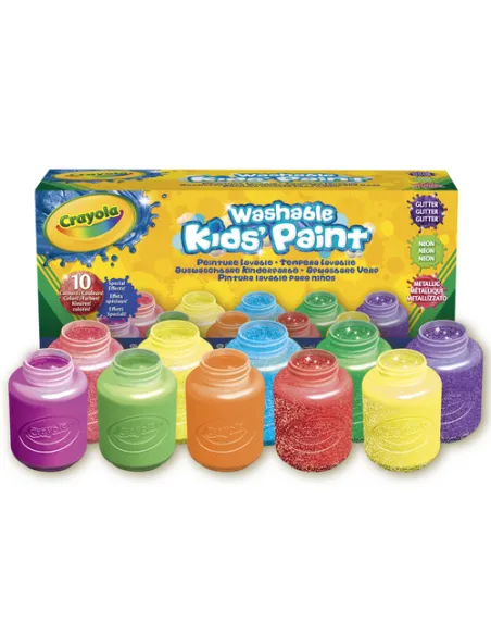 Crayola 54-2395 pittura ad acqua Multi 59 ml Vasetto 10 pz