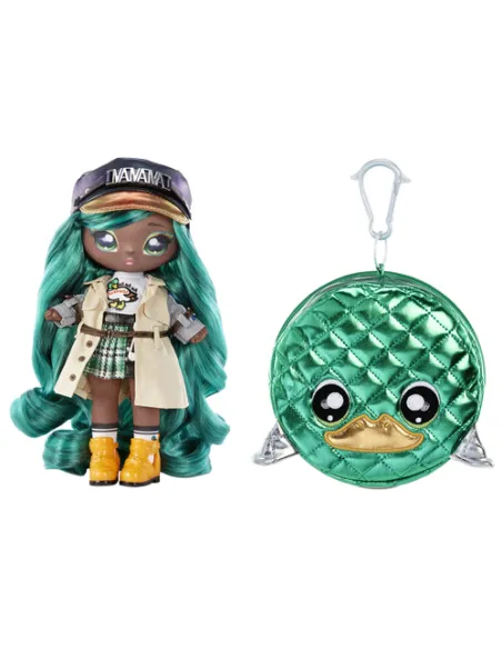 Na! Na! Na! Surprise 2-in-1 Fashion Doll and Purse Glam Series 2- Mallory Duckington (Mallard Duck)