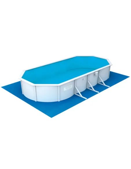 Bestway Power Steel Piscina 732x366x132 cm, pvc/tritech, effetto mosaico interno, include filtro a sabbia, copertura, scaletta, 