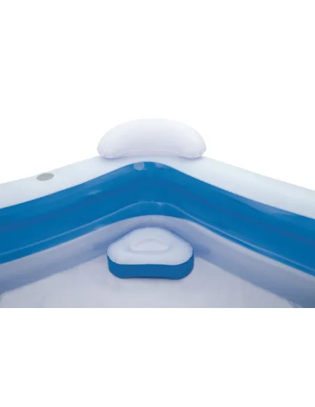 PISCINA PENTAGONO 213x206x69 cm Con SEDUTE (54153-4)
