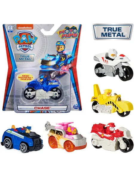 PAW Patrol , veicolo die-cast da collezione True Metal, in scala 1:55