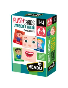 Headu Flashcards Montessori Emozioni e Azioni