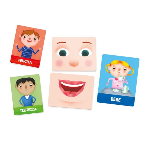 Headu Flashcards Montessori Emozioni e Azioni